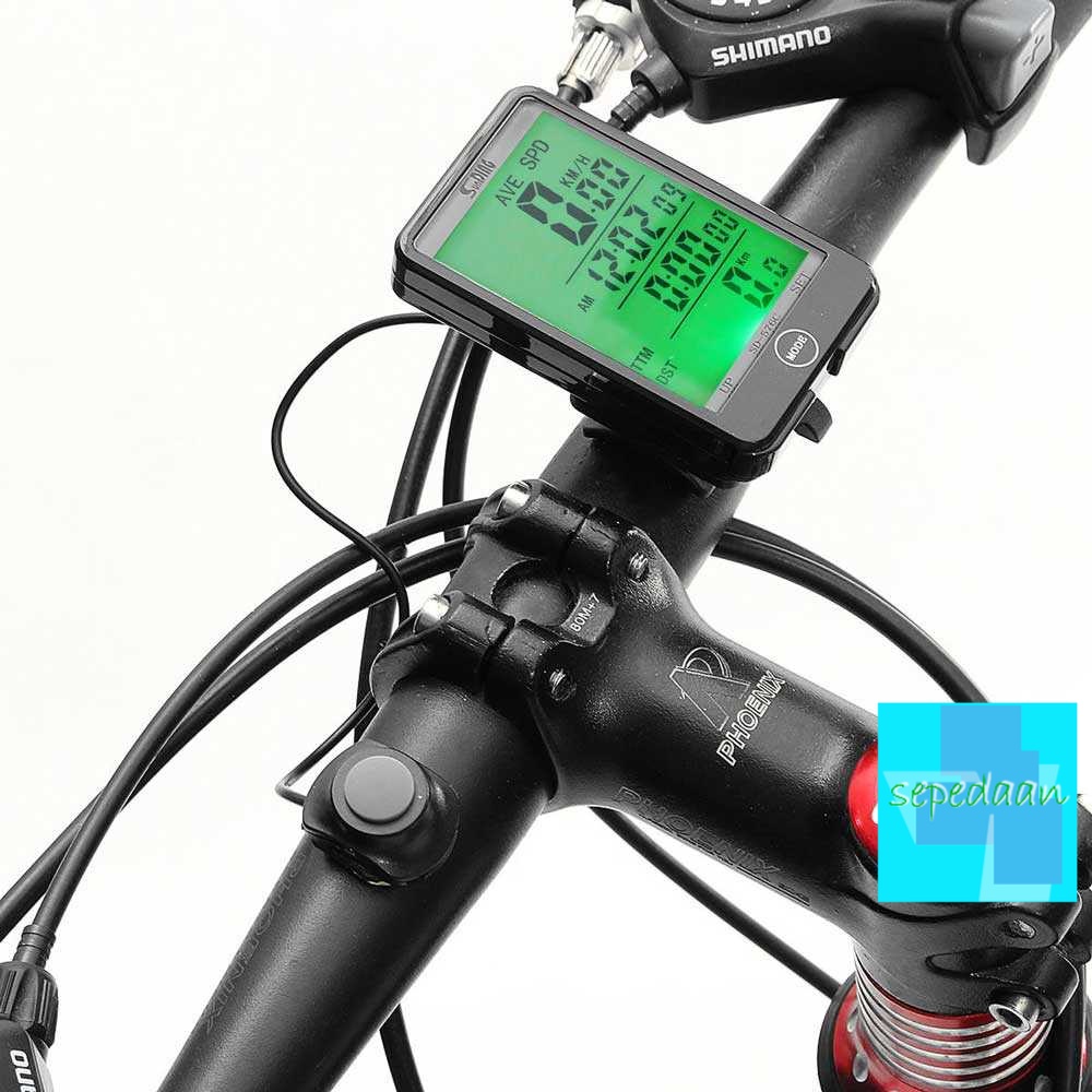 Speedometer Wireless Monitor Sepeda sepeda sepedaan