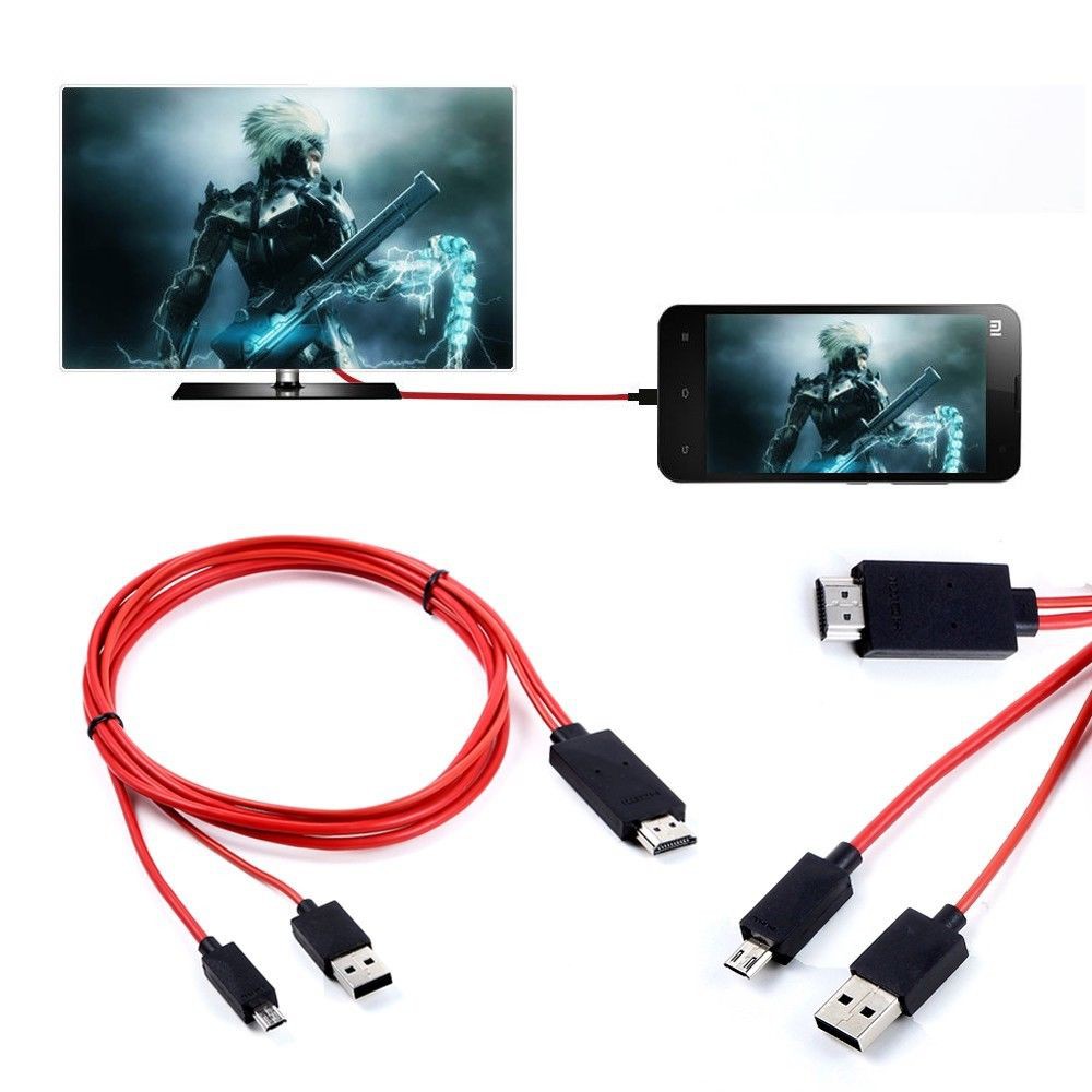 MHL Adapter Micro USB to HDMI HDTV | Kabel HDMI Android Samsung S3 S4