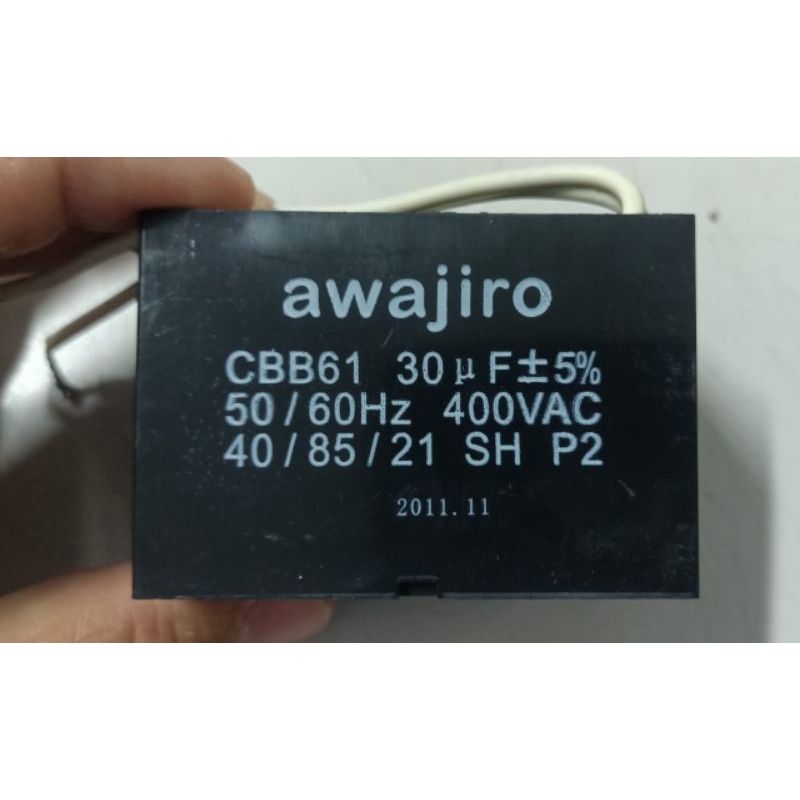 Sparepart pompa air AWAJIRO Kapasitor 30 mf / 30 mikro
