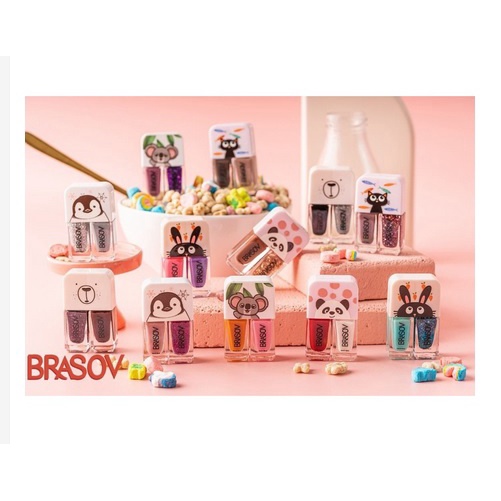 ✨SHASYA✨ Brasov 2in1 Nail Polish - KUTEK BRASOV 2 IN 1