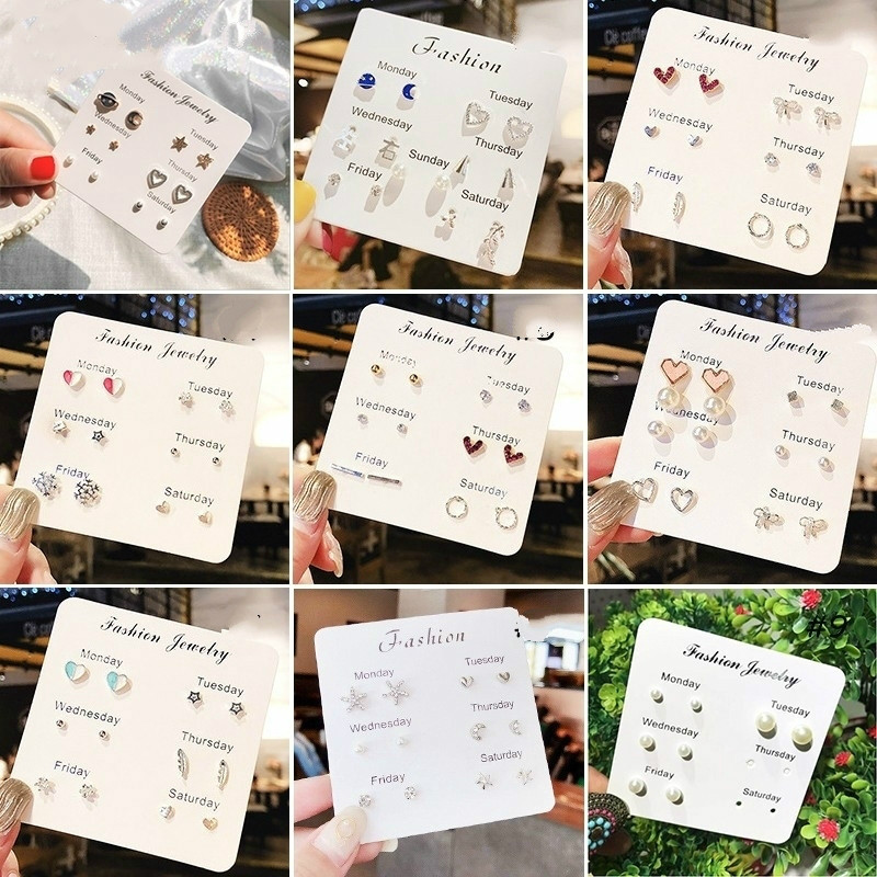 6pcs / Set Mainan Puzzle Kreatif Gaya Korea Untuk Wanita