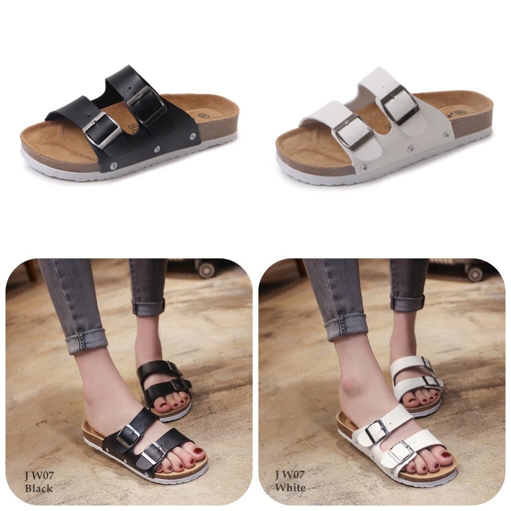 SANDAL FLATBED SLIP WANITA FASHION ZAINA W07 (SALE)