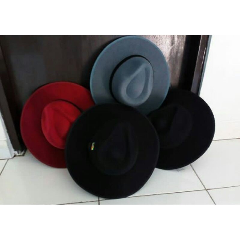 topi fedora panama hat