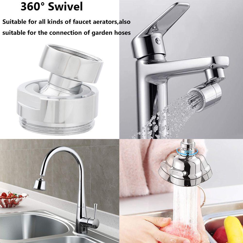 Wonder Faucet Adapter Sambung Bermanfaat Selang Taman Fitting Keran Dapur Tap Aerator Connector