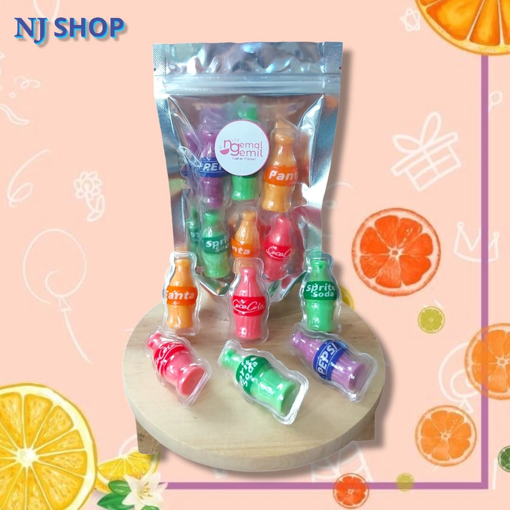 

[Jelly Original] - Permen Lunak Soda Halal Jelly Gummy Korea Soda Viral Bisa Ditelan Kualitas Premium