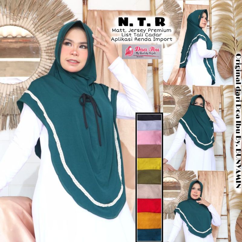 HIJAB 3 IN 1 RENDA BY DOA IBU