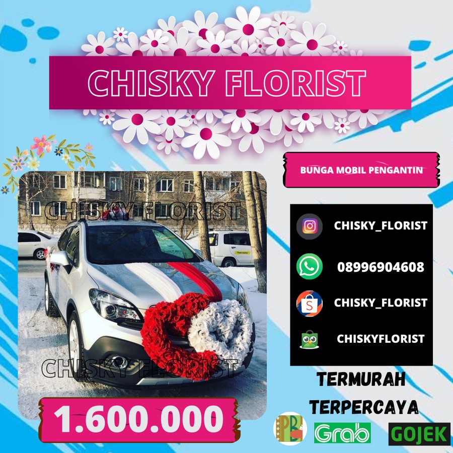 bunga mobil pengantin bandung