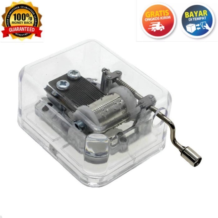 MUSIK-KOTAK- COD KOTAK MUSIK KLASIK TRANSPARAN KADO TERBARU -KOTAK-MUSIK.