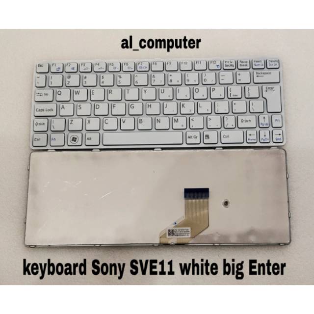 Keyboard Sony SVE11 white Big Enter