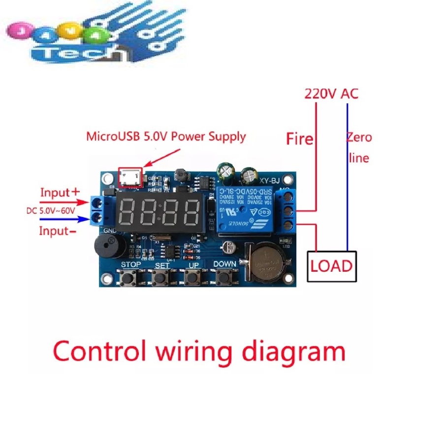 Digital Relay Timer Real Time Clock 24 Jam 5 Mode Waktu