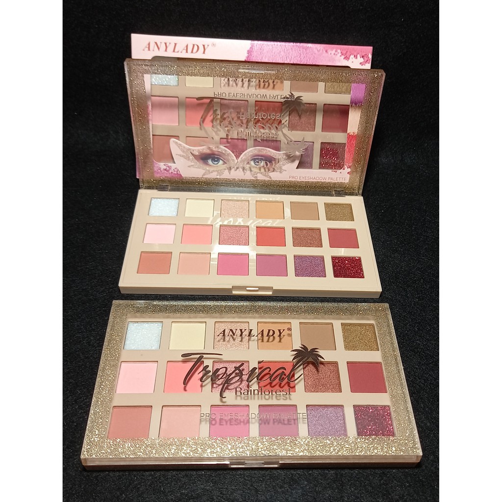 PROMO!!!EYESHADOW ANYLADY PALETTE TROPICAL NO.781/JUST KEEP GOING NO.781B