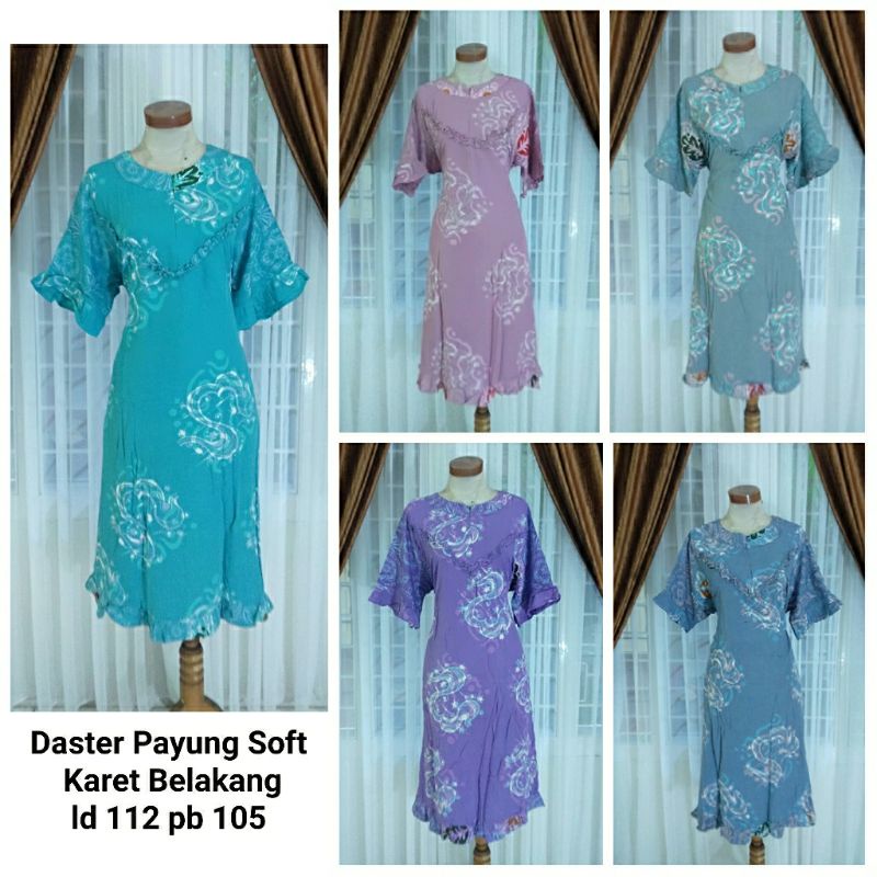 Daster Payung Soft Karet Belakang || Daster adem khas pekalongan