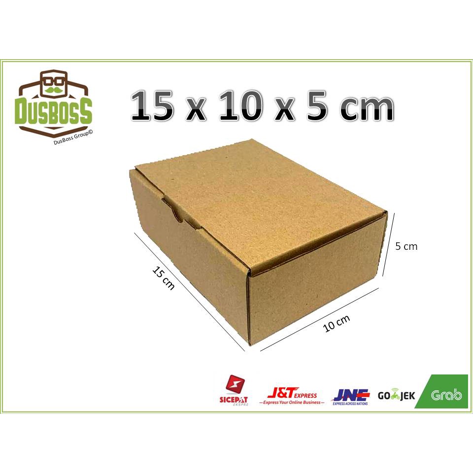 Kardus karton uk. 15 x 10 x 5 cm -Die Cut dan easy usage- aksesories /multifungsi-3