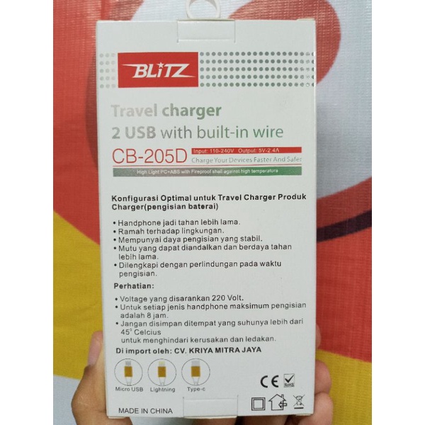 Fast charger, Charger Hp Cepat, Charger BLITZ