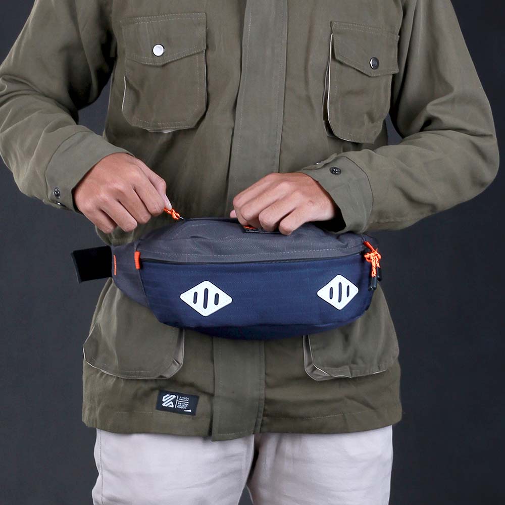 Tas Waist Bag Pria Cowok  Distro Keren Original Premium 153