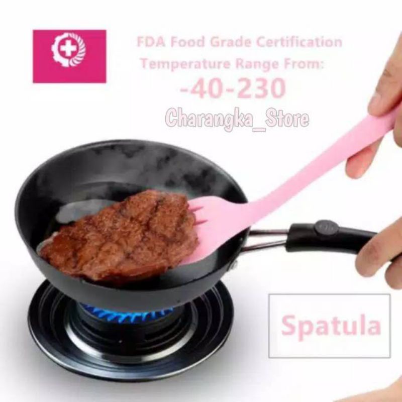 [COD] MURAH Spatula set 5 in 1/Kitchen Tool/spatula silikon tahan panas
