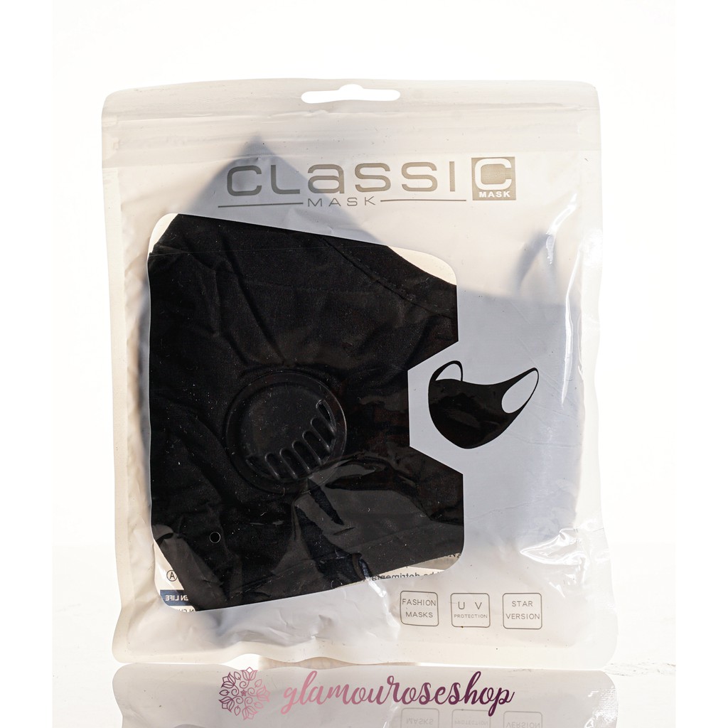 Perawatan Kesehatan , Masker Fashion Dewasa Valve Uv Protection Classic Per Pcs