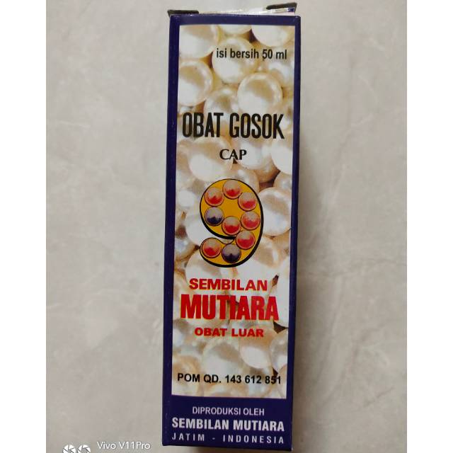 Minyak 9 mutiara isi 50 ml