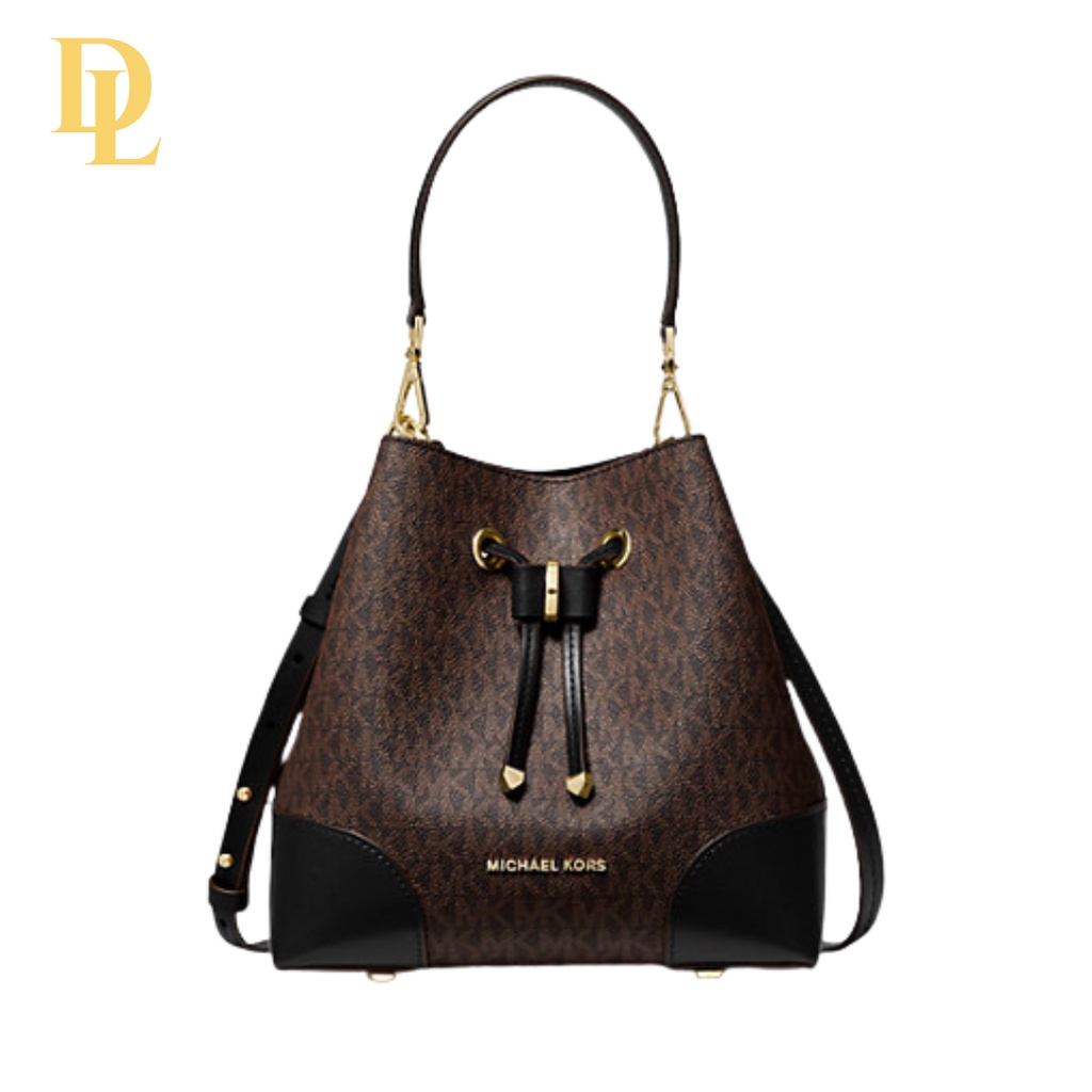 MK MERCER BUCKET BAG - BROWN