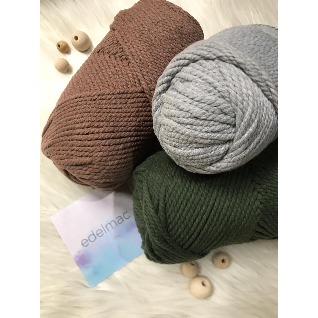 500gram Tali Katun Macrame 3mm | 4mm twist Colorful