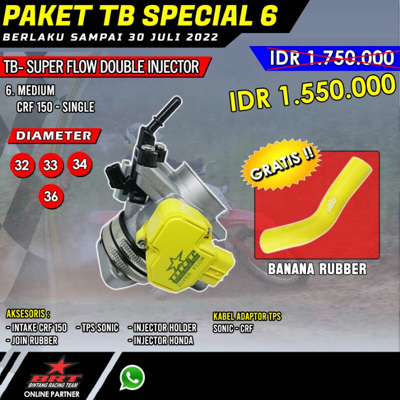 Paket Throttle Body BRT CRF