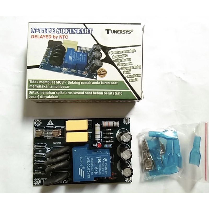 Tunersys N-Type Softstart NTC (20D-20) Relay 24v 30A | N type softstart delayed by NTC