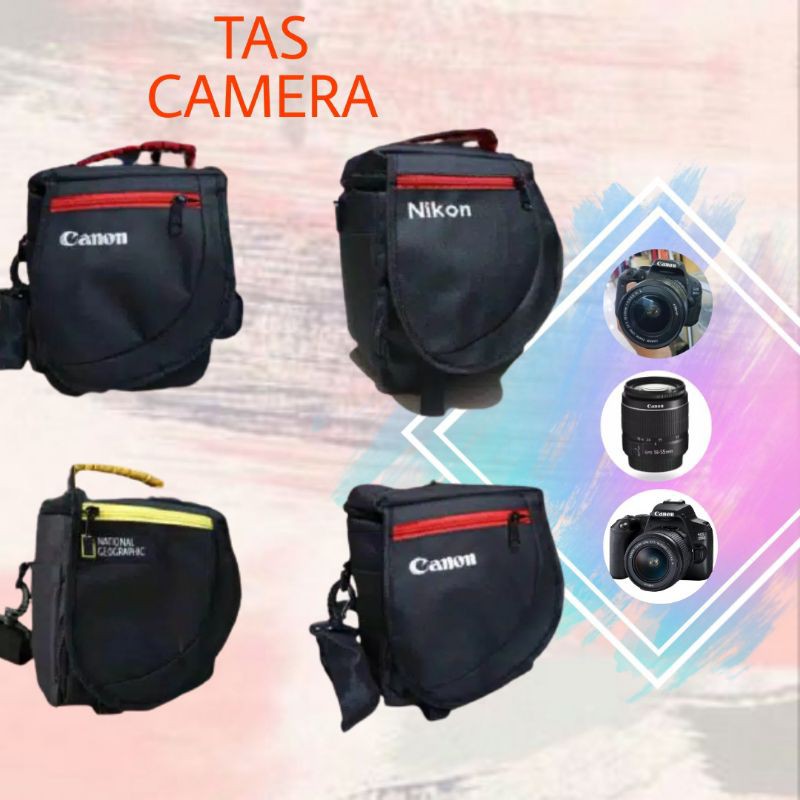 TAS KAMERA MURAH CANON NIKON NATGEO