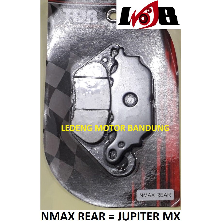 TDR Disc Pad MX Jupiter Xeon Soul Nmax Rear Kampas Rem Cakram Black Series