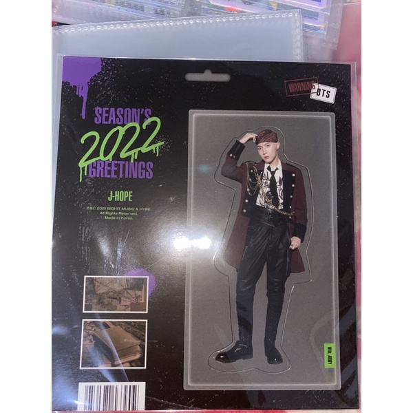 Ready Paper Magnet BTS Jhope Season Greeting 2022 / SG 2022 BTS