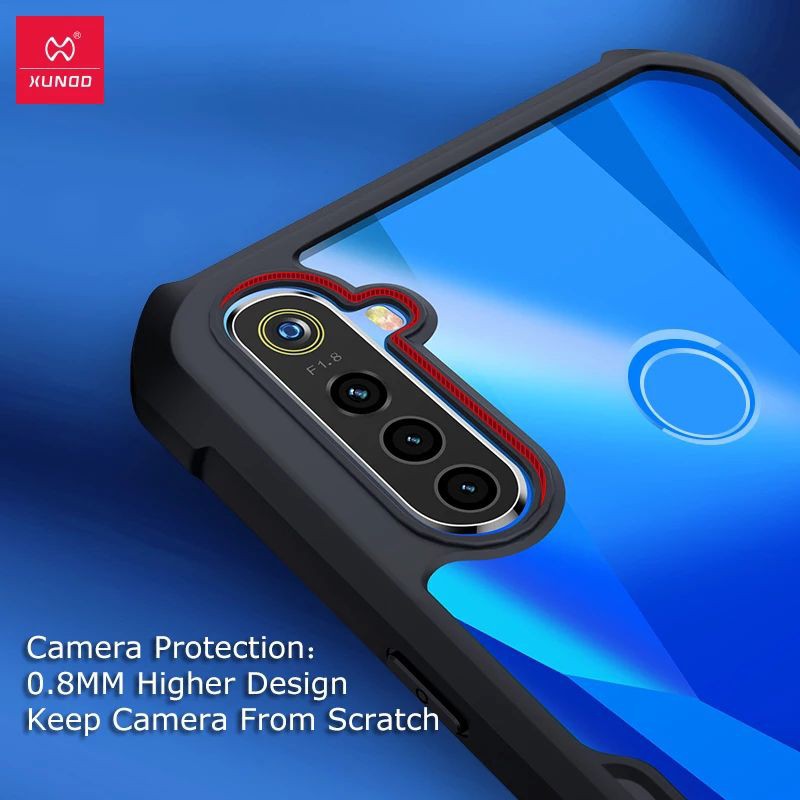 Softcase Armor Realme C3 / 5 /5i /6i Case Shockproof Casing Anticrack Fuze Bening Back Cover Premium