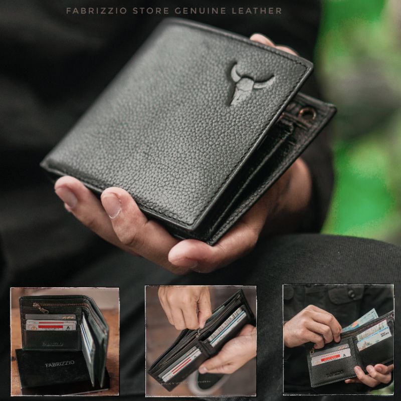 dompet pria bikers rantai | dompet kulit asli kode : americana