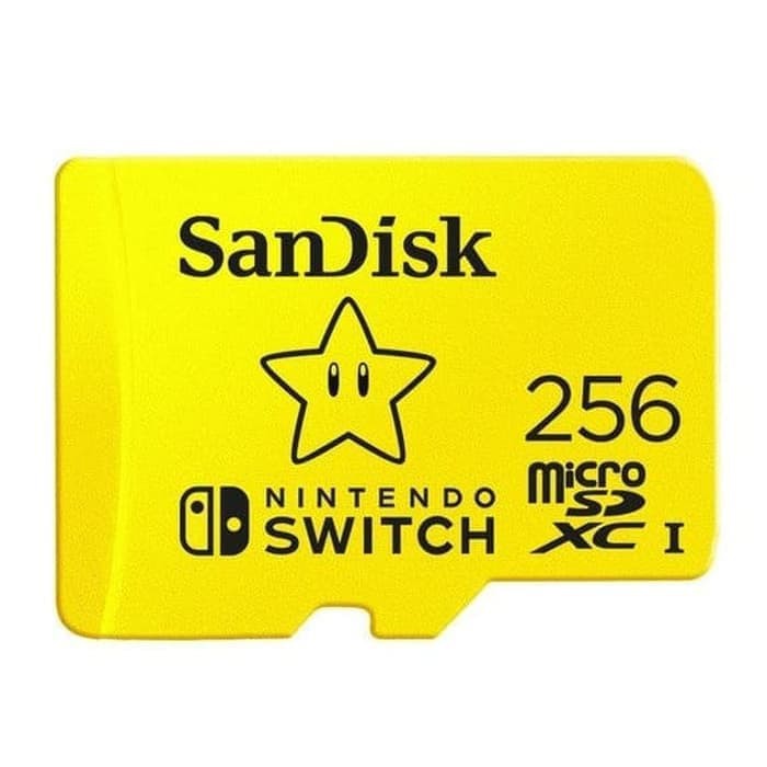 SanDisk Micro SD Nintendo Switch 256gb 100MBps - Limited Edition