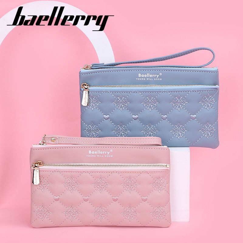 BAELLERRY N1828 Clutch Wanita Bahan Kulit PU Leather Premium WATCHKITE WKOS