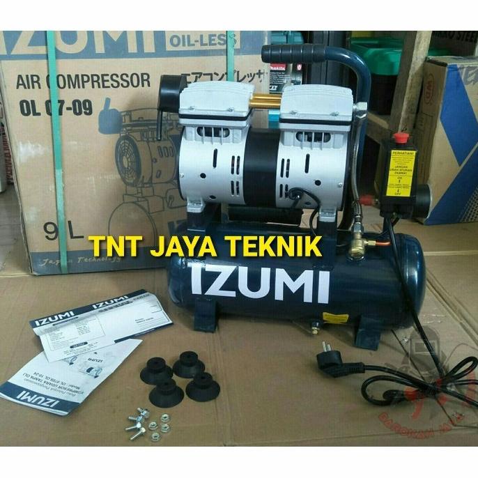 IZUMI OL 0709 9L / IZUMI KOMPRESOR ANGIN 9LITER OL 0709 IZUMI OIL LESS
