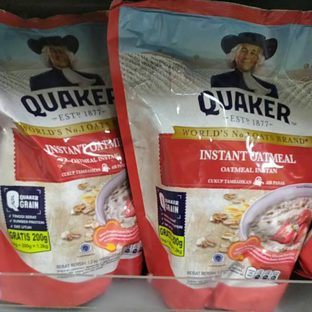 

Quaker oatmeal 1200g