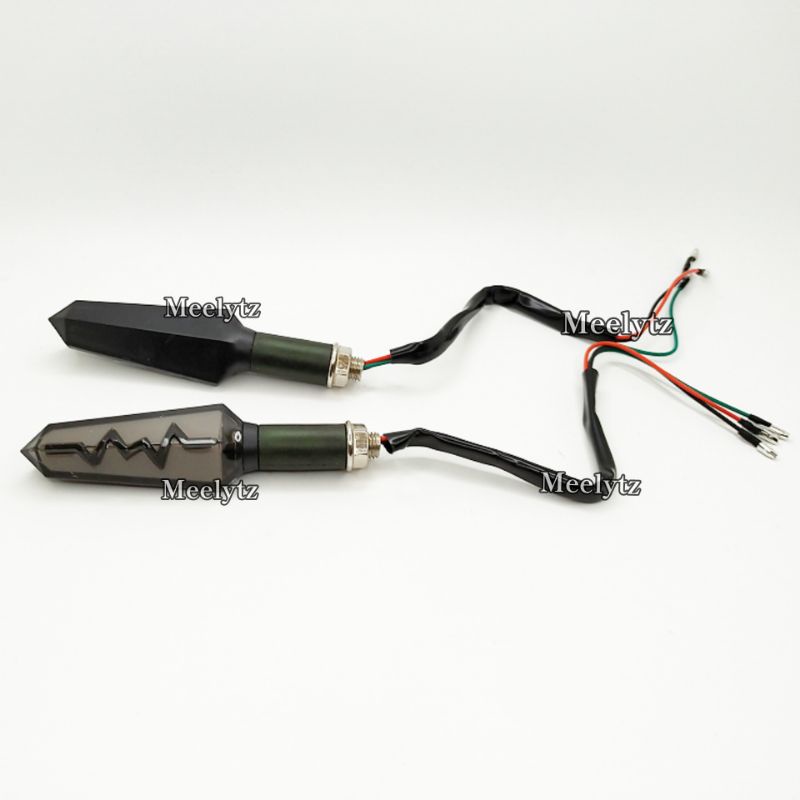 Lampu LED sein running 2 warna senja sein running petir universal waterproof