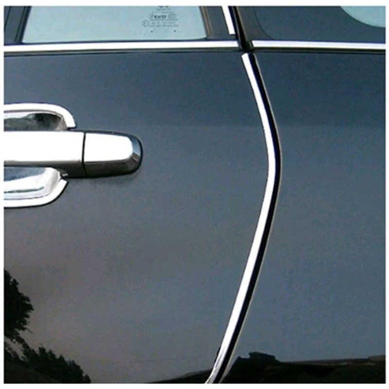 List Pintu Chrome Mobil HILUX SINGGLE Karet Dekorasi