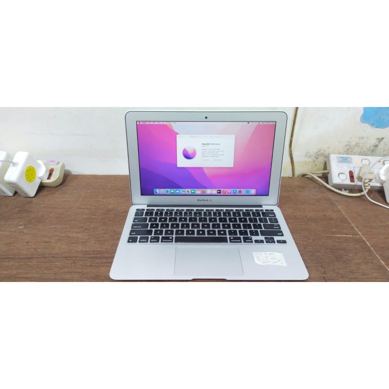 OBRAL MAC AIR 11 IN 2015 SSD 128/256 RAM 4/8 OS MONTREY  i5  MULUS