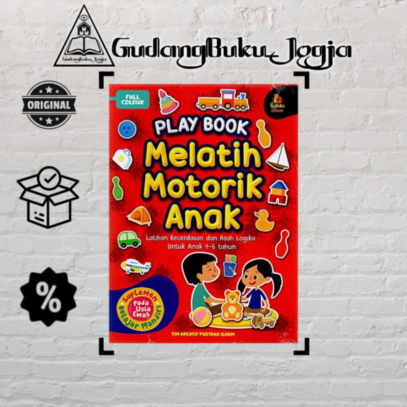 Buku Aktivitas Anak - Play Book Melatih Motorik Anak