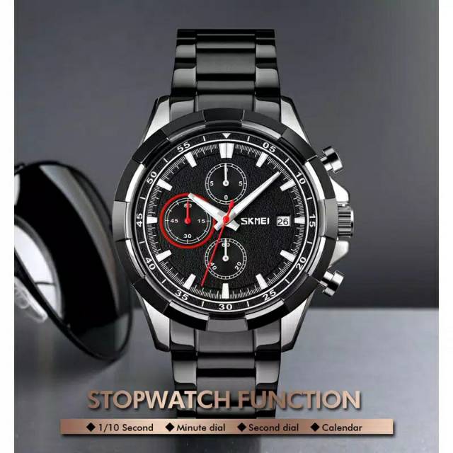 Jam SKMEI 9192 original chronograph bergaransi free carton box