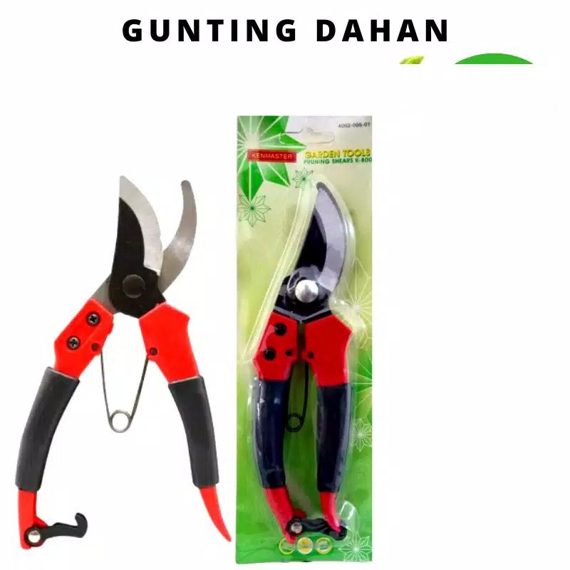 Gunting Dahan Ranting Batang Daun Tanaman Bunga Gunting Bonsai Pruning Shears KENMASTER K-800