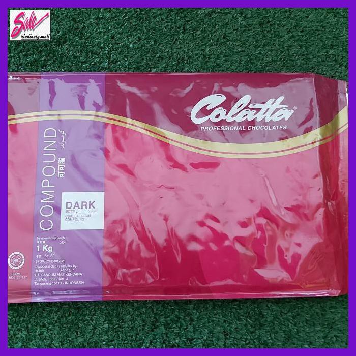 

SAKMACOKLAT- COKLAT COLLATA COMPOUND DARK 1 KG -MAKANAN-MINUMAN.