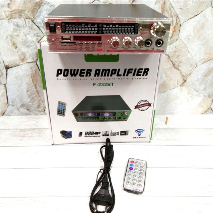 Amplifier FLECO F-232BT Bluetooth