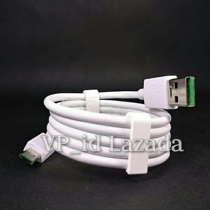 Kabel Data Cable Micro USB  VOOC OPPO F1+ F1 Plus F3+ F3 Plus - F9 F11 Pro - Find 7 - Find 5 Fast Charging 4A Original 100% - Cabel Cas Charger Casan OPPO R5 R9 R11 R17 VOOC Flash Charge 4 Ampere ORI