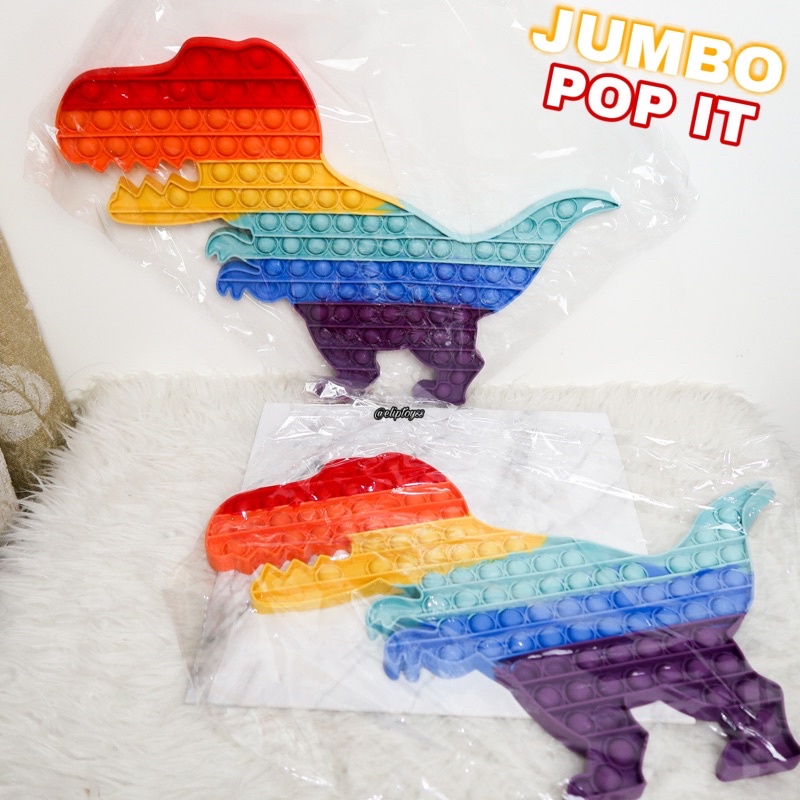 POP IT FIDGET TOY SUPER JUMBO RAINBOW SUPER MURAH ORIGINAL MAINAN ANAK PENGHILANG STRESS