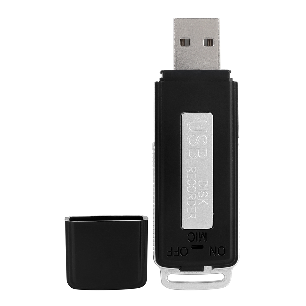 2-in-1 USB Mini Voice Recorder Digital 8GB USB Flash Drive Audio Recording 150Hr