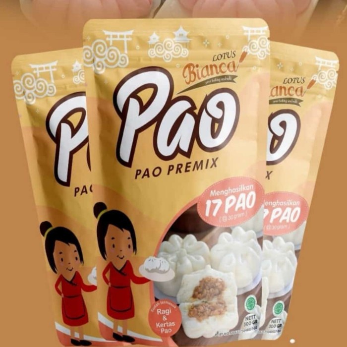 

Ds510 Tepung Premix Bianca Pao/Bakpao 300Gram Gr6B0B1