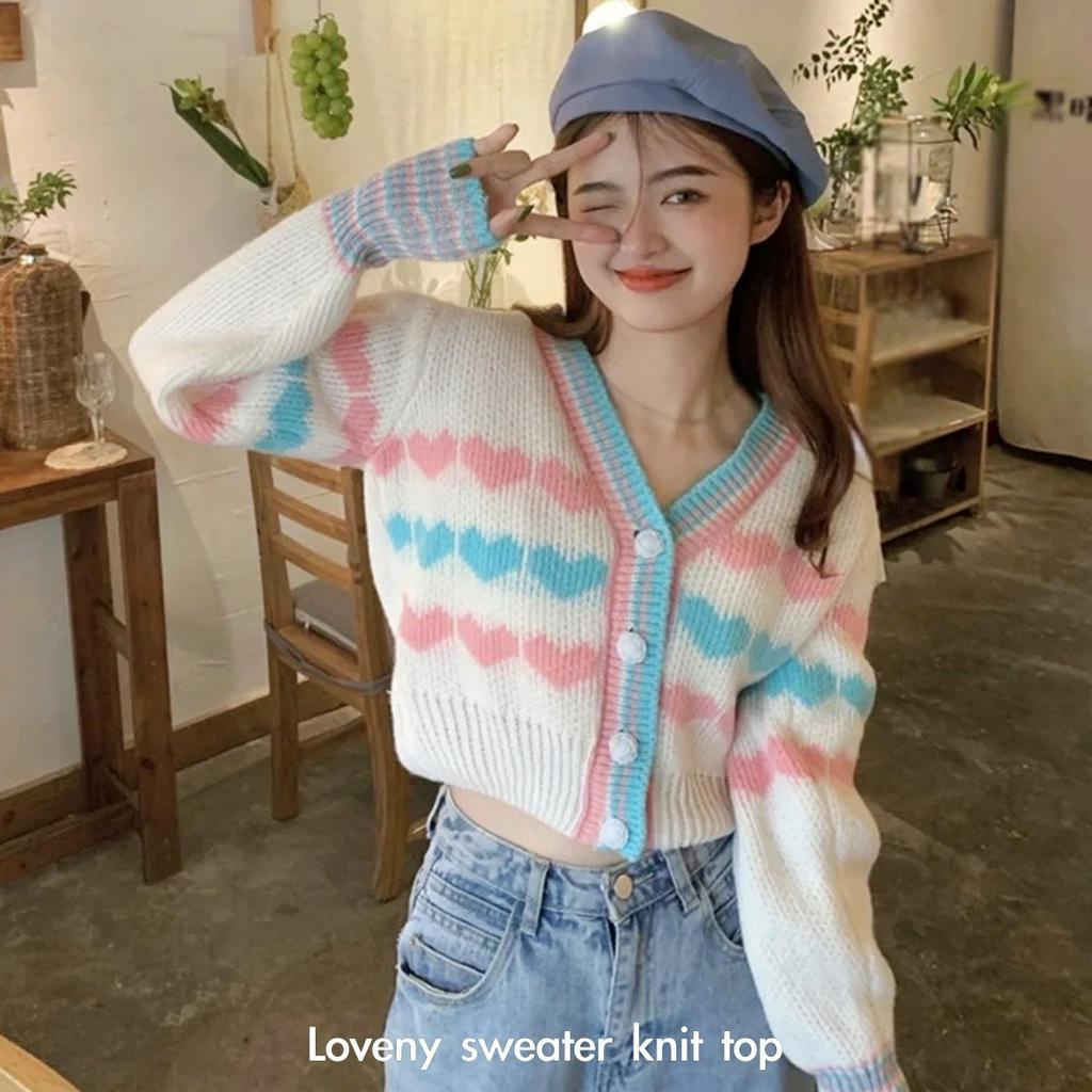 Loveny sweater knit top - Thejanclothes