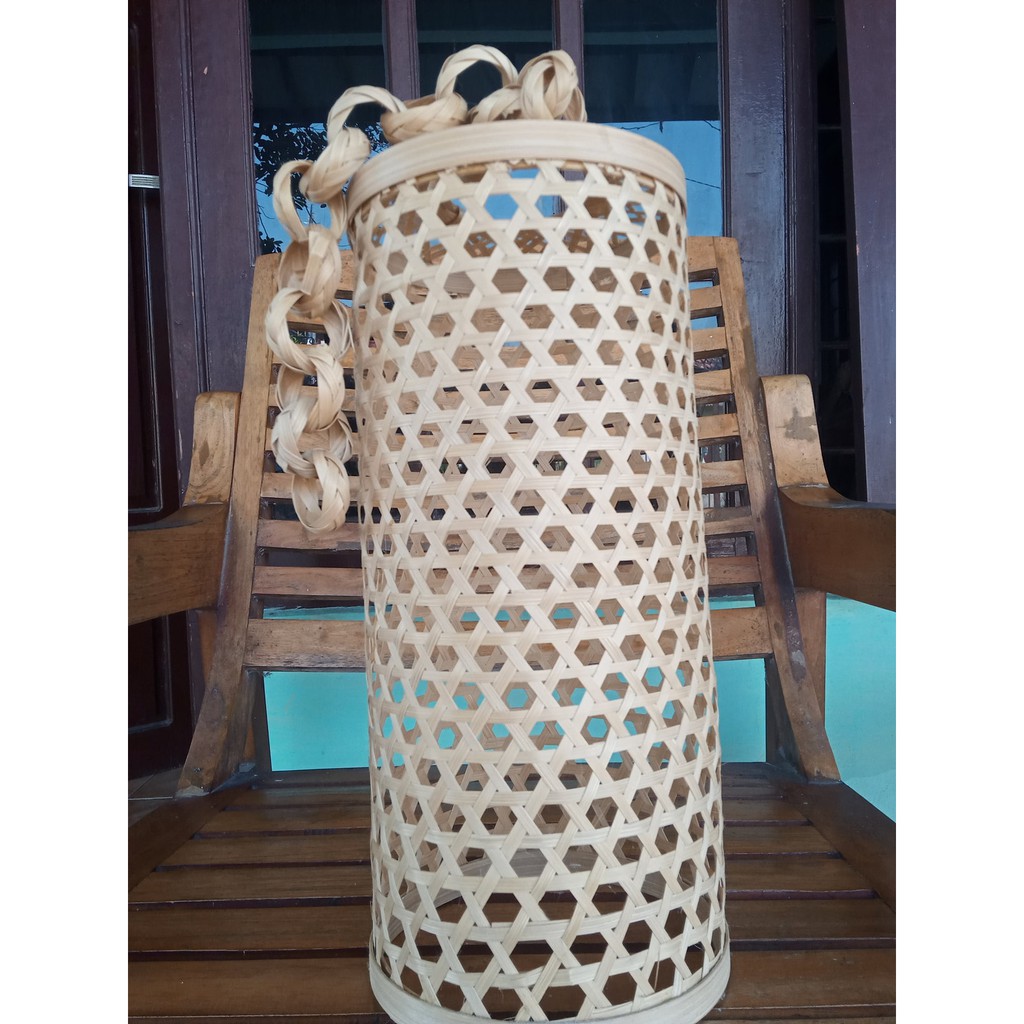 Anyaman Lampion Bambu