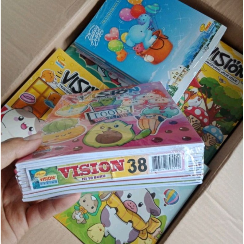 

Buku Tulis VISION 38 & 58 / Buku Tulis Sekolah